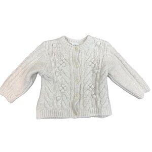 Zara Baby bobble cardigan soft button up sweater 12-18m